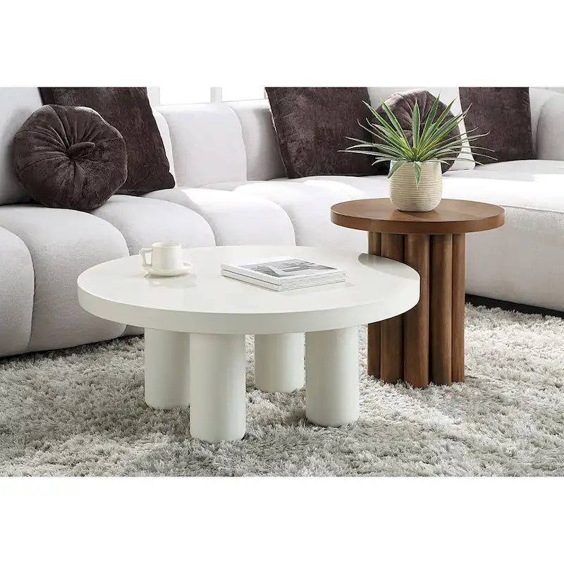 Wooden Color Finish End Table