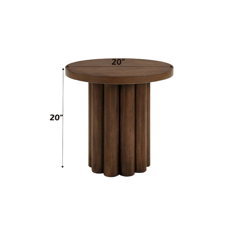 Wooden Color Finish End Table