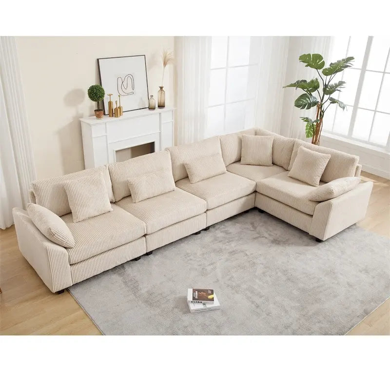 Oversized Modular Sectional Sofa Couch Set,L-shaped Sofa Sectional