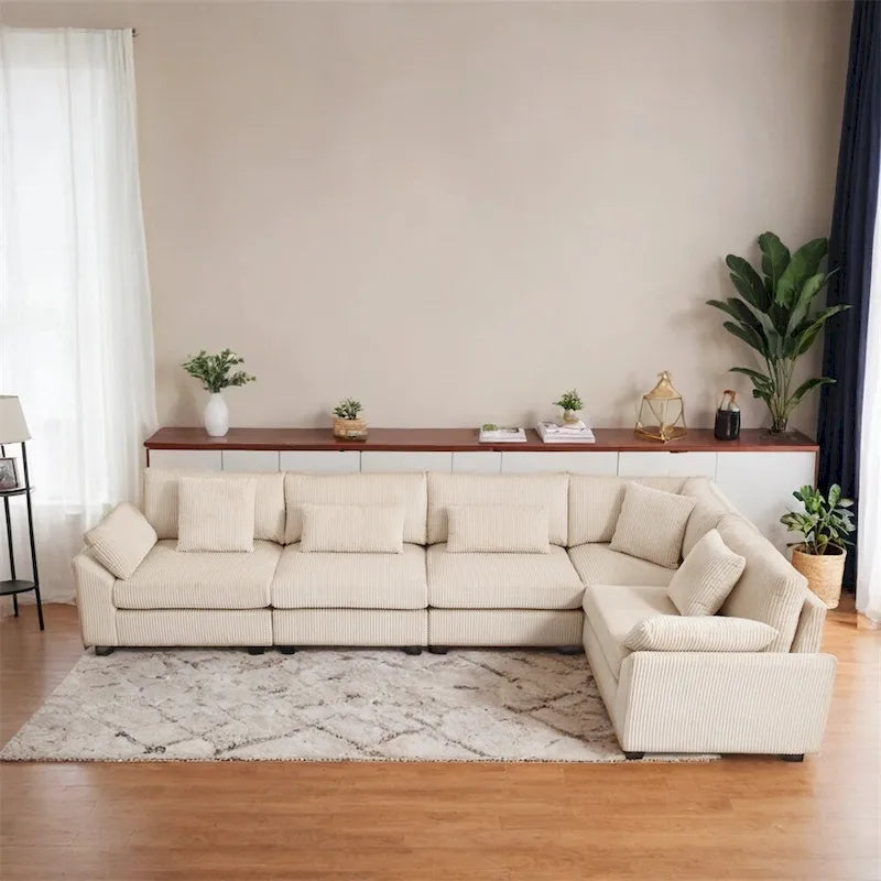 Oversized Modular Sectional Sofa Couch Set,L-shaped Sofa Sectional