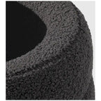 Bayville Sherpa Swivel Chair With Round Storage Ottoman 2-Piece Set