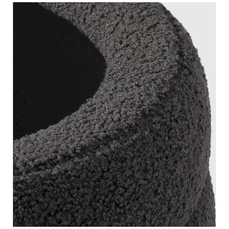 Bayville Sherpa Swivel Chair With Round Storage Ottoman 2-Piece Set