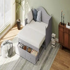 Twin Size Daybed with Extended Pop Up Trundle