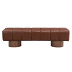 Christopher Knight Home - Daniel Upholstered Dining Bench, No-Assembly Entryway & Bedroom Ottoman with Sturdy Wood Legs