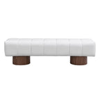Christopher Knight Home - Daniel Upholstered Dining Bench, No-Assembly Entryway & Bedroom Ottoman with Sturdy Wood Legs