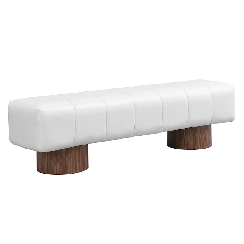 Christopher Knight Home - Daniel Upholstered Dining Bench, No-Assembly Entryway & Bedroom Ottoman with Sturdy Wood Legs