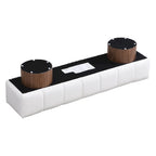 Christopher Knight Home - Daniel Upholstered Dining Bench, No-Assembly Entryway & Bedroom Ottoman with Sturdy Wood Legs