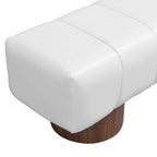 Christopher Knight Home - Daniel Upholstered Dining Bench, No-Assembly Entryway & Bedroom Ottoman with Sturdy Wood Legs