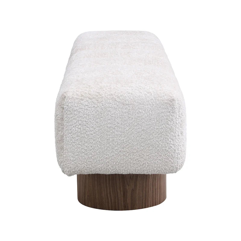 Christopher Knight Home - Daniel Upholstered Dining Bench, No-Assembly Entryway & Bedroom Ottoman with Sturdy Wood Legs