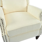 Barnn Upholstered Recliner with Wing Back by Christopher Knight Home