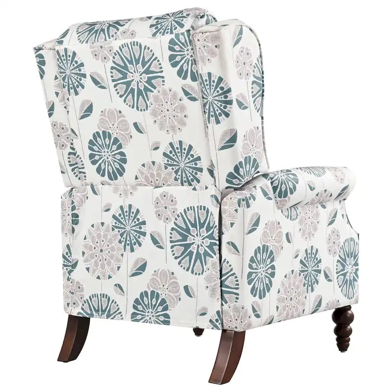 Barnn Upholstered Recliner with Wing Back by Christopher Knight Home