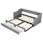 Twin XL to King Daybed with Drawers