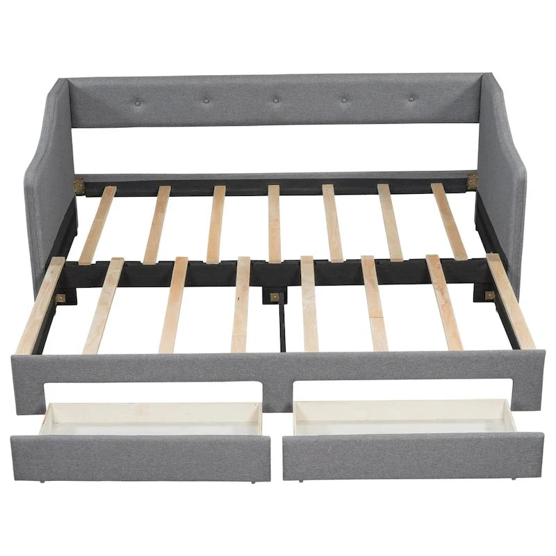 Twin XL to King Daybed with Drawers