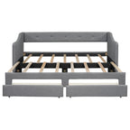 Twin XL to King Daybed with Drawers