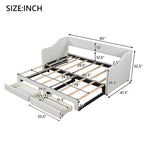 Twin XL to King Daybed with Drawers