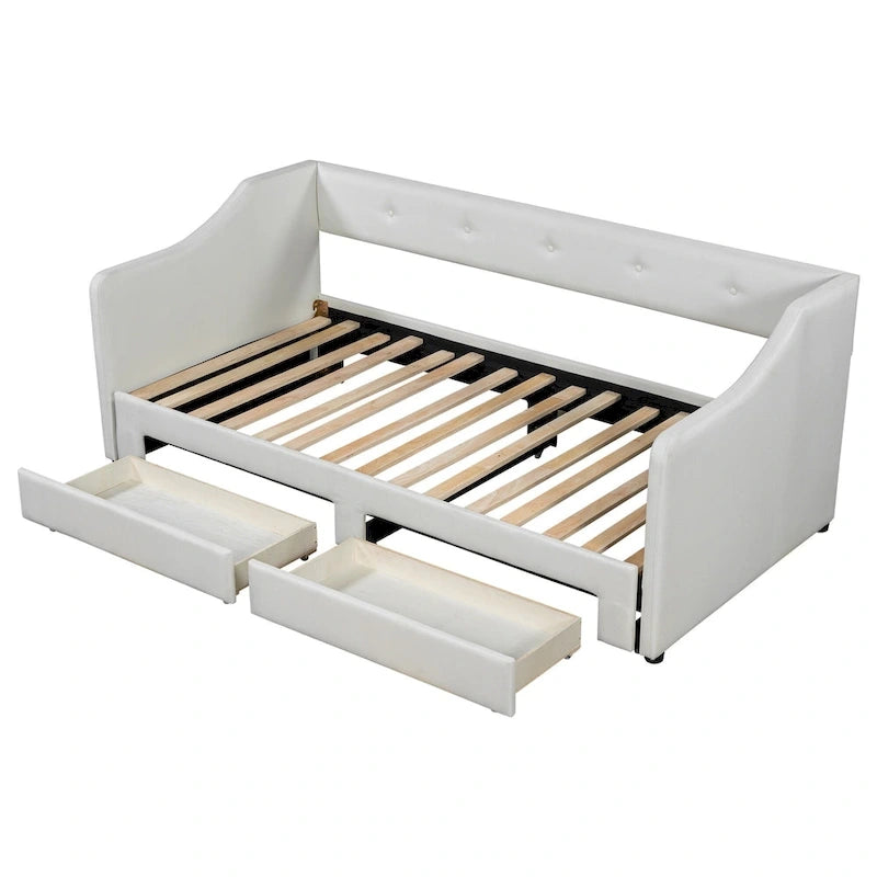 Twin XL to King Daybed with Drawers