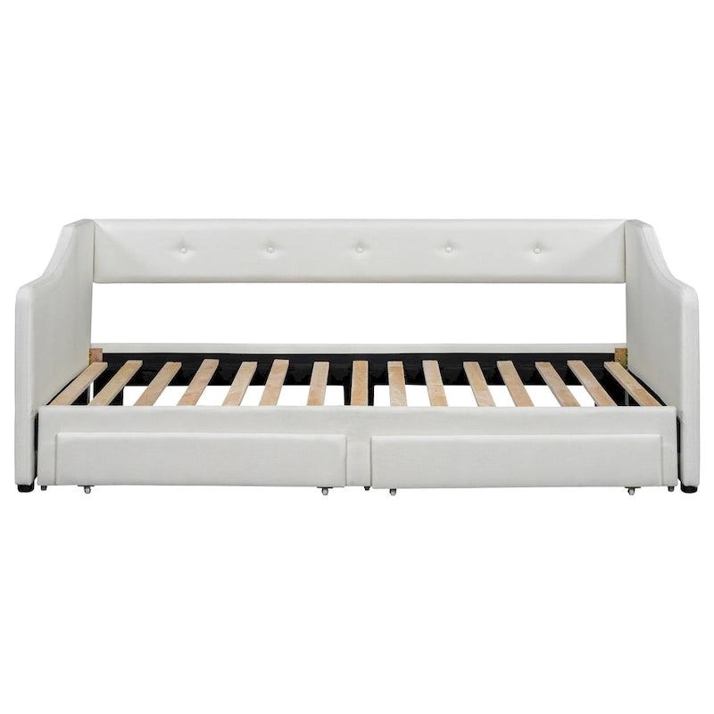 Twin XL to King Daybed with Drawers