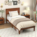 Gymax Twin/Full/Queen Bed Frame w/ Rustic Headboard Under-bed Storage