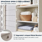 72 Tall Bathroom Storage Cabinet, Farmhouse Storage Cabinet - N/A