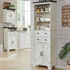 72 Tall Bathroom Storage Cabinet, Farmhouse Storage Cabinet - N/A