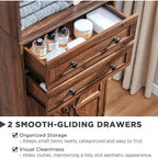 72 Tall Bathroom Storage Cabinet, Farmhouse Storage Cabinet - N/A