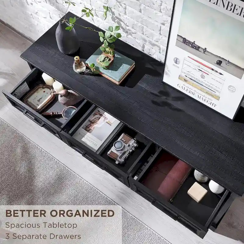 Farmhouse 7 Drawer Dresser for Bedroom, Chest of Drawers, TV Stand