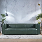 84.25 PU 3-Seater contemporary style Sofa with Birch Wood Legs for living room