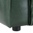 84.25 PU 3-Seater contemporary style Sofa with Birch Wood Legs for living room