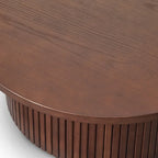 Lifestorey Kendrick Fluted Low Profile Coffee Table