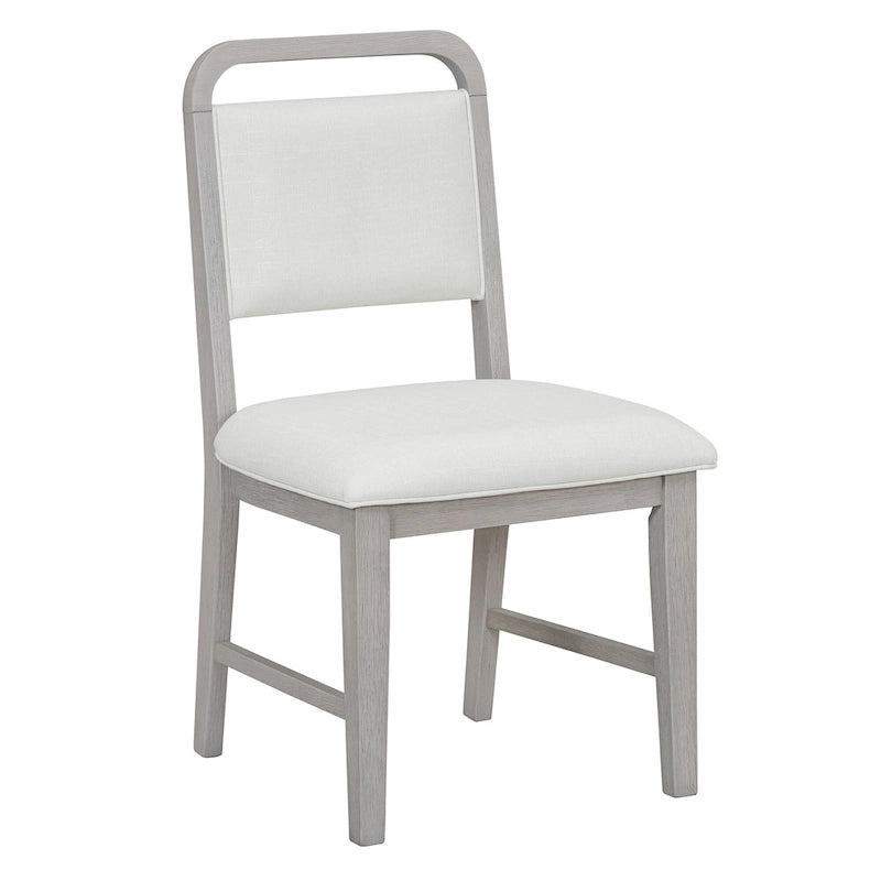 5 Piece Dining Table and Chair Set, Wooden Kitchen Dining Table Set with Round Dining Table and 4 Upholstered Chairs