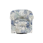 Moriarty Coastal/Beach/Ocean Inspired Swivel Accent Arm Chair