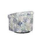 Moriarty Coastal/Beach/Ocean Inspired Swivel Accent Arm Chair