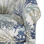 Moriarty Coastal/Beach/Ocean Inspired Swivel Accent Arm Chair