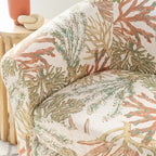 Moriarty Coastal/Beach/Ocean Inspired Swivel Accent Arm Chair