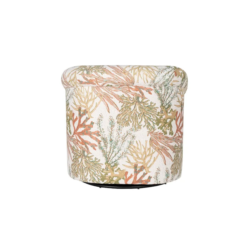 Moriarty Coastal/Beach/Ocean Inspired Swivel Accent Arm Chair