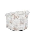 Moriarty Coastal/Beach/Ocean Inspired Swivel Accent Arm Chair