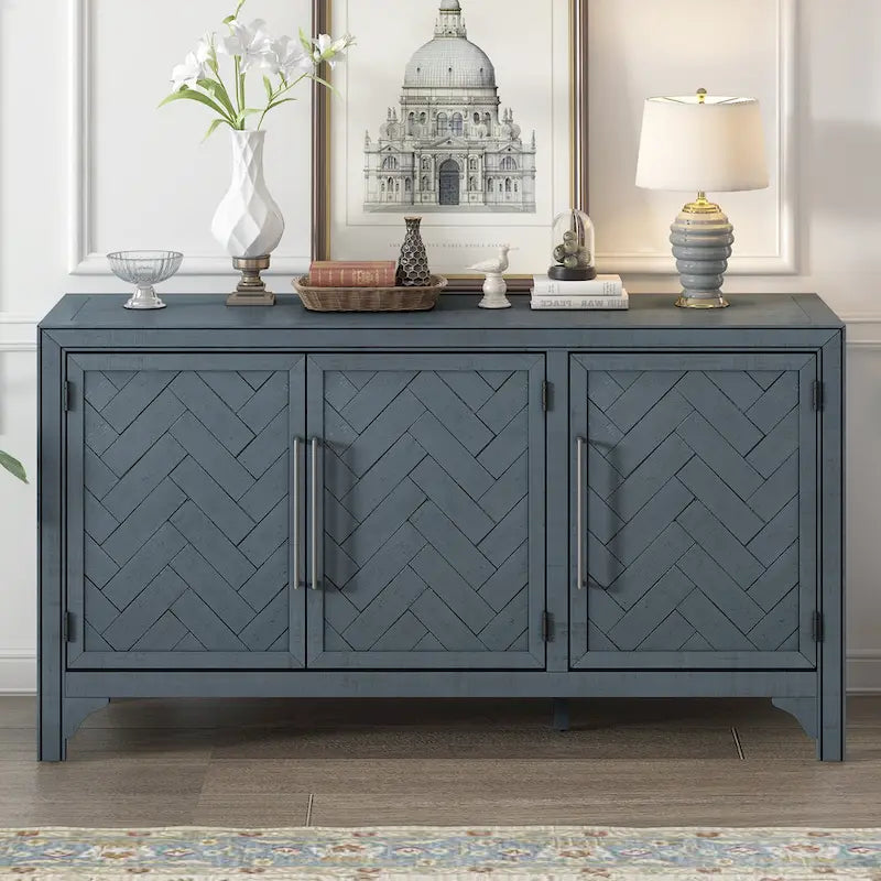 Storage Cabinet Sideboard with Adjustable Shelves