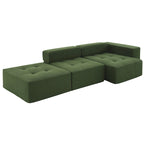 L Shaped Modular Cloud Sofa, Sectional Corduroy Couch