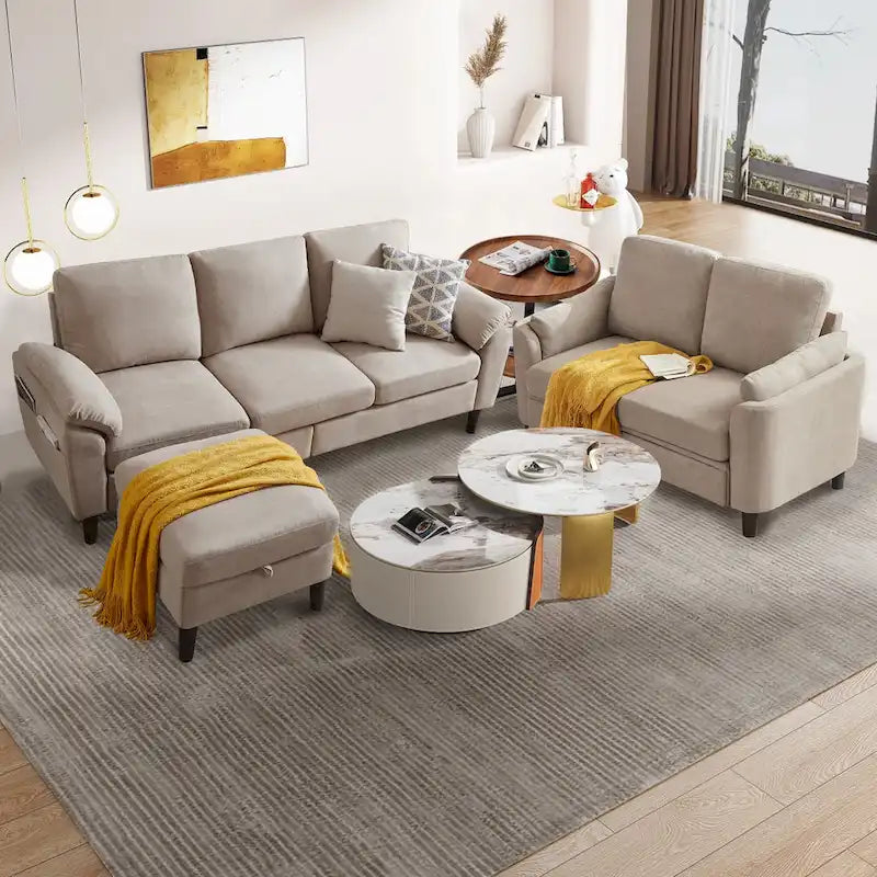 3 Piece Living Room Sets