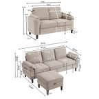 3 Piece Living Room Sets
