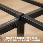 Queen SizePlatform Bed 800lb Capacity with 12.8 Under-Bed Storage