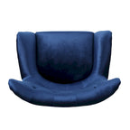 34.25 Velvet Wingback Arm Chair