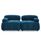 Blue 93 Modular L-Shaped 4-Seater Sofa with Reversible Ottoman