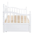 Twin Wooden Daybed with 2 Drawers & Trundle