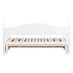 Twin Wooden Daybed with 2 Drawers & Trundle