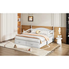 Twin Wooden Daybed with 2 Drawers & Trundle