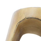 14.5 Modern Round Side Table with Stable Wide Base for Living Room or Bedroom