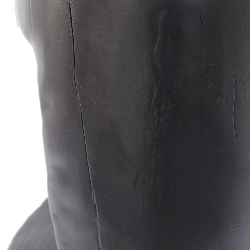 14.5 Modern Round Side Table with Stable Wide Base for Living Room or Bedroom