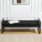 Fabric Upholstered Storage Bench for End of Bed, Entryway - 56.69L x 16.93W x 22.4H
