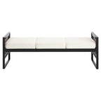 Fabric Upholstered Storage Bench for End of Bed, Entryway - 56.69L x 16.93W x 22.4H